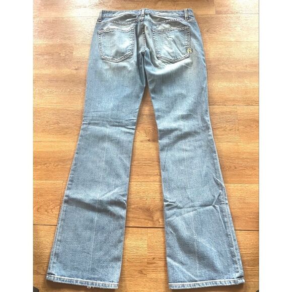 Vintage Rich & Skinny Old Stone Straight Leg Low Rise WMS Jeans SZ 28 X 33” - Picture 2 of 11